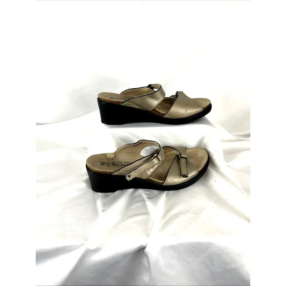 Mephisto Golden Step-In Sandals Women's EU Size 39 - Picture 3 of 7
